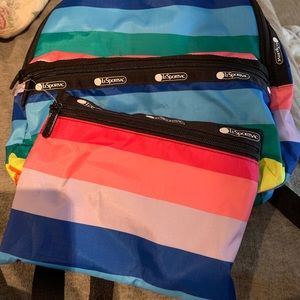 LeSport Sak striped new back pack !!!